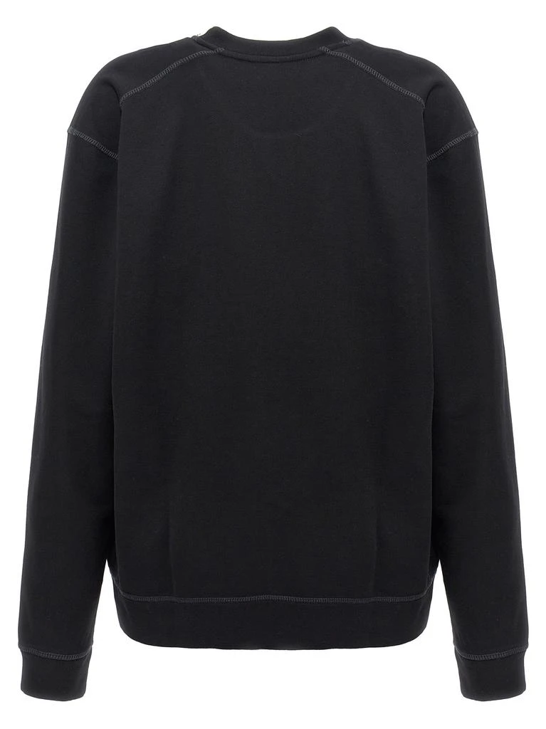 商品Ganni|Logo Embroidered Sweatshirt Black,价格¥717,第2张图片详细描述