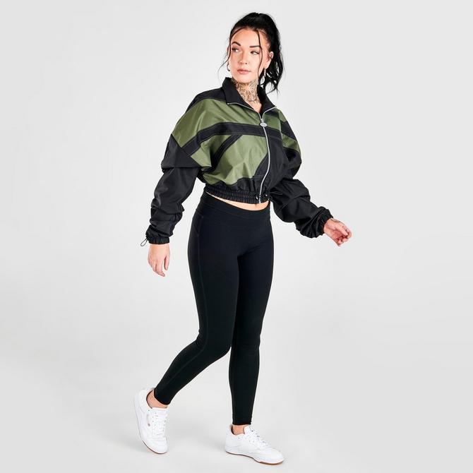 Women's Reebok Cardi B Woven Satin Jacket商品第2张图片规格展示