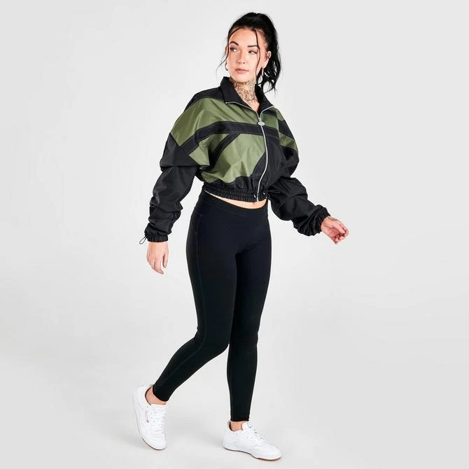 商品Reebok|Women's Reebok Cardi B Woven Satin Jacket,价格¥636,第2张图片详细描述