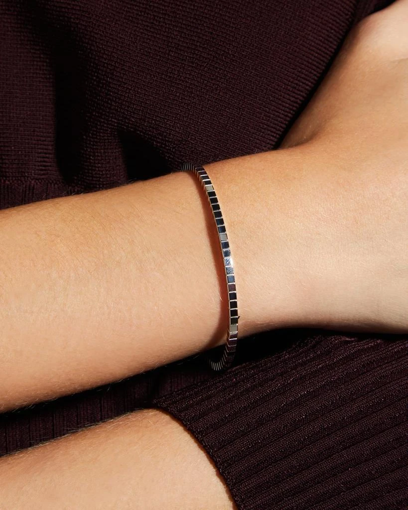 商品Chopard|Ice Cube 18K White Gold Bracelet, Size Medium,价格¥37947,第2张图片详细描述