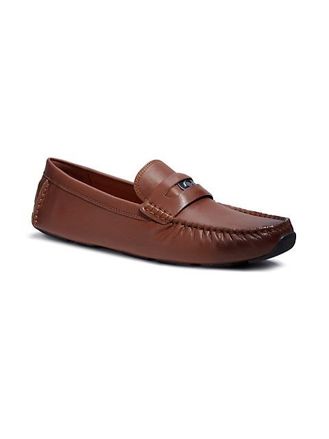 Coin Leather Driving Loafers商品第2张图片规格展示