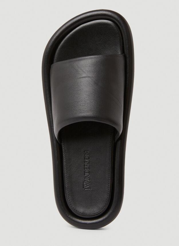 Bumper Flat Sandals in Black商品第7张图片规格展示