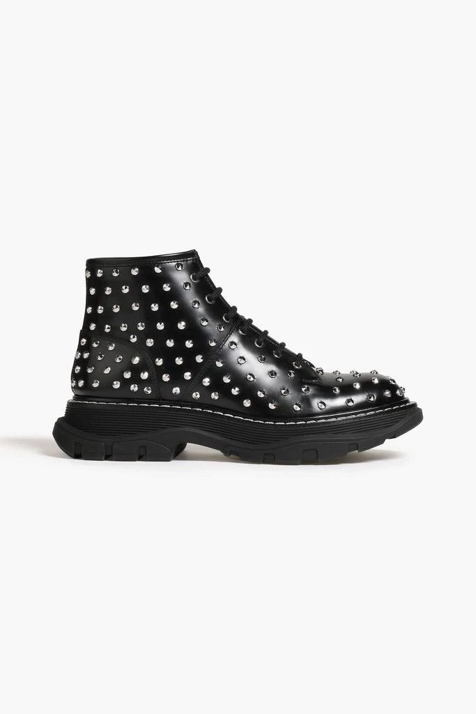 商品Alexander McQueen|Studded leather combat boots,价格¥2549,第1张图片