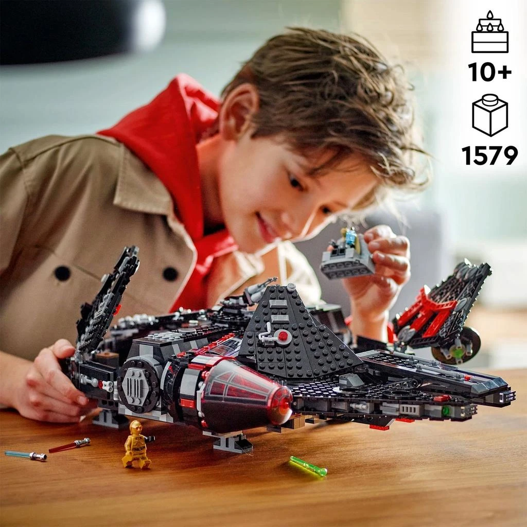 商品LEGO|LEGO Star Wars The Dark Falcon Building Toy for Kids 75389,价格¥1517,第3张图片详细描述