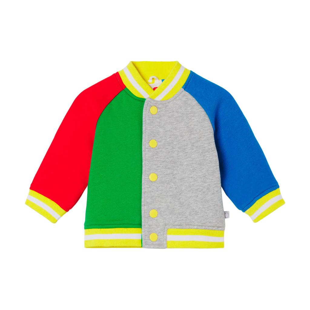 Stella McCartney Kids Bomber Jacket With Color-block Design商品第1张图片规格展示