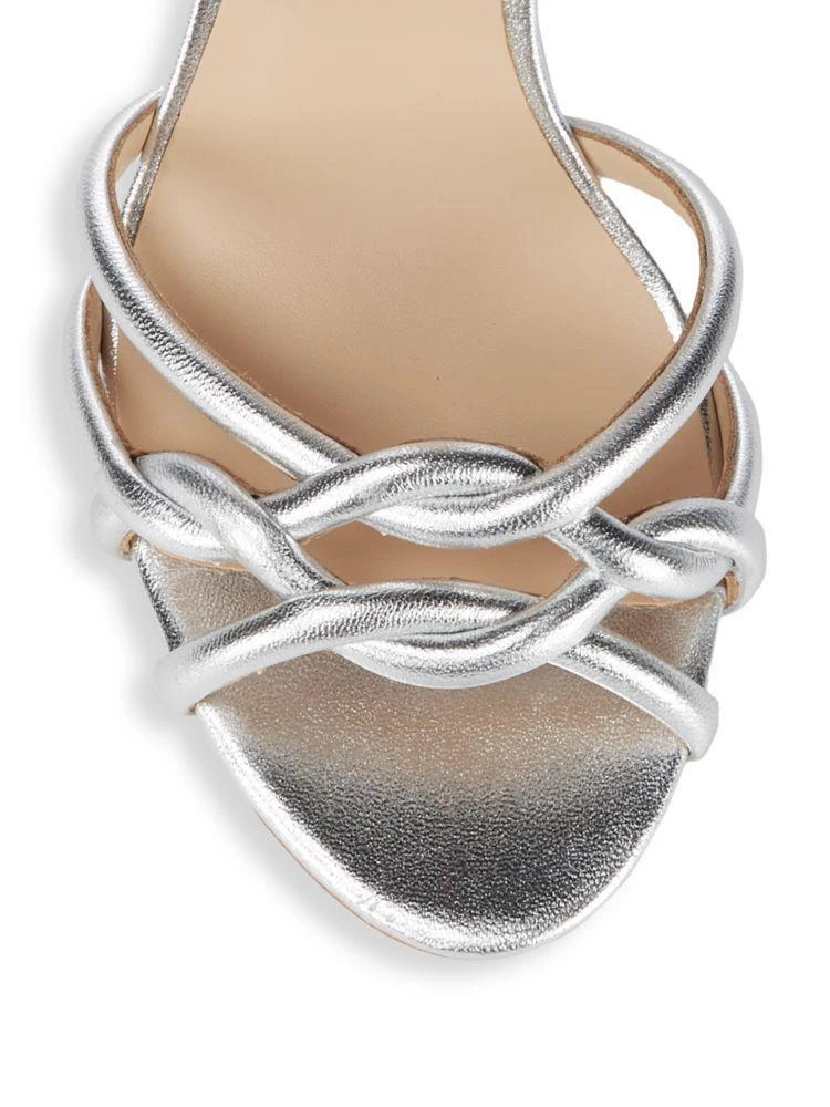 商品Badgley Mischka|Soria Metallic Rhinestone Heels,价格¥552,第3张图片详细描述