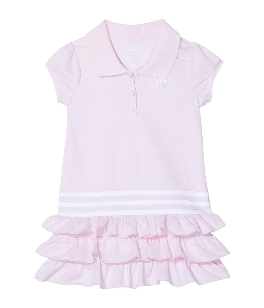 商品Adidas|adidas Kids Short Sleeve Polo Dress (Toddler/Little Kids),价格¥161,第1张图片详细描述
