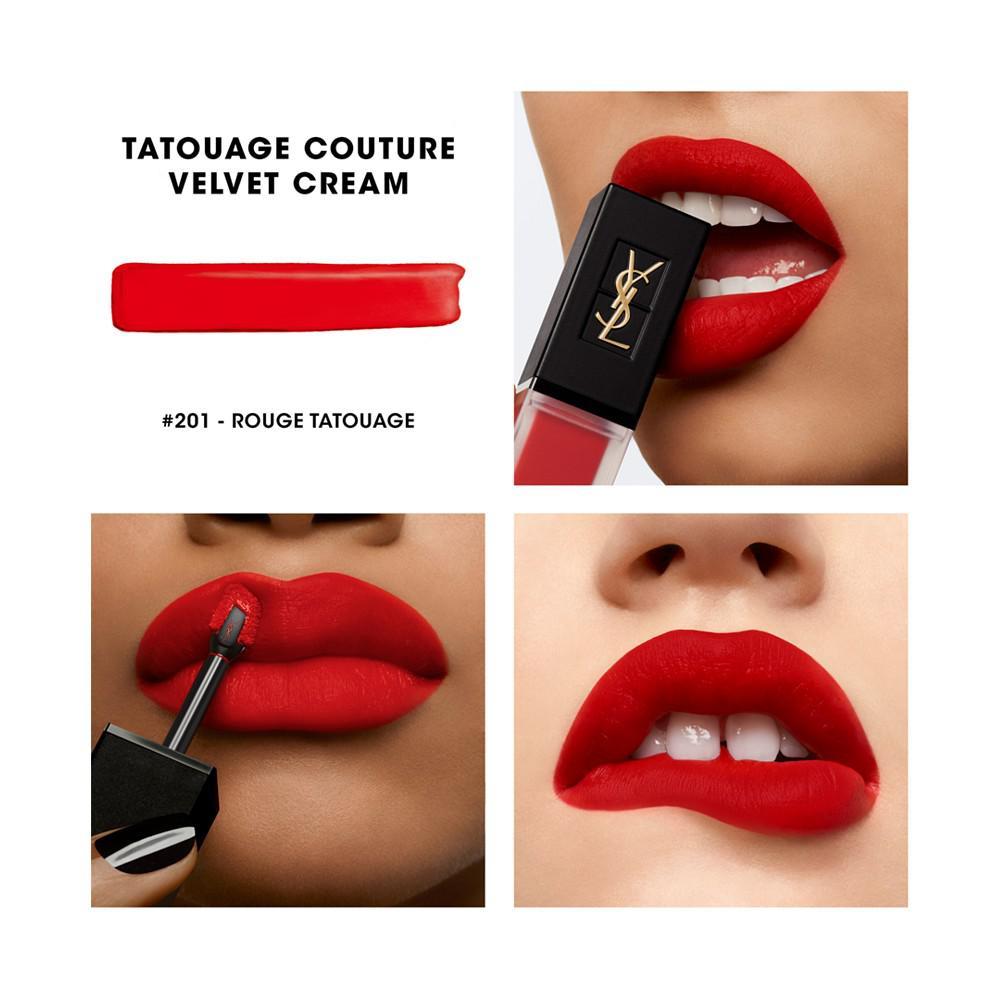 商品Yves Saint Laurent|Tatouage Couture Velvet Cream Liquid Lipstick,价格¥323,第4张图片详细描述