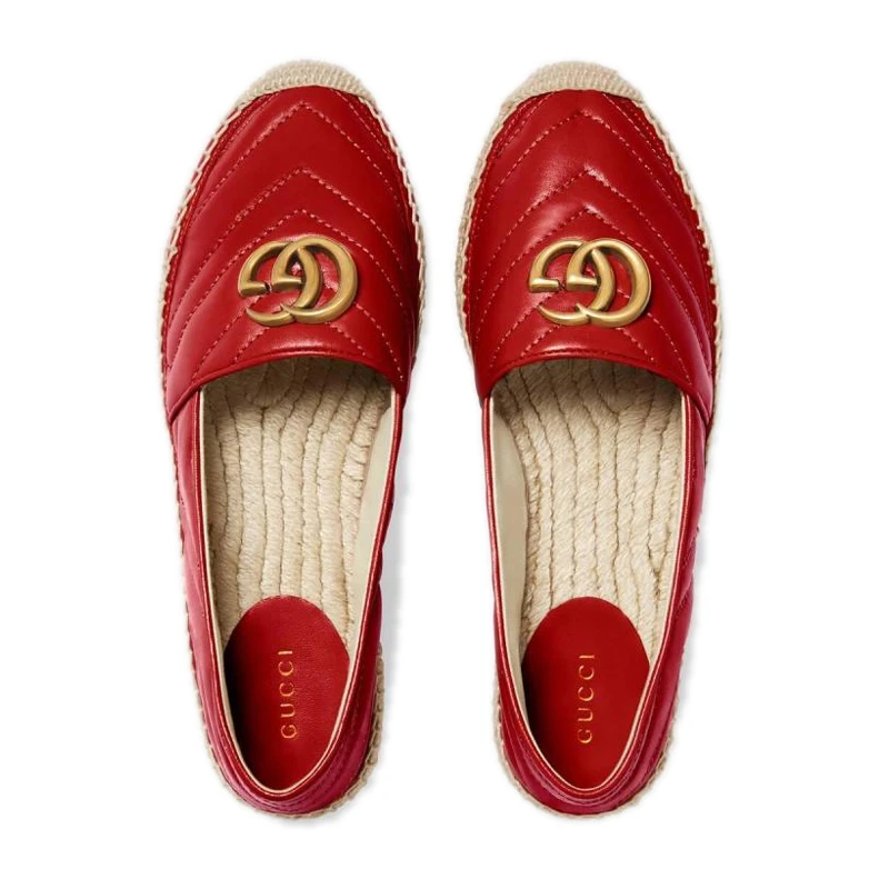 GUCCI 红色女士渔夫鞋 551890-BKO00-6433 商品
