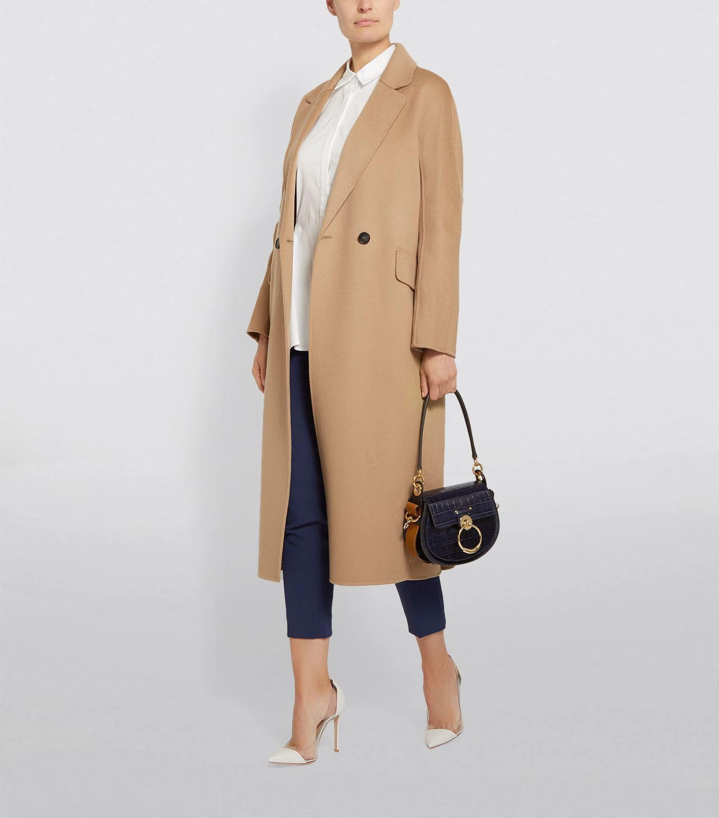 商品Max Mara|Double-BreastedWool Coat,价格¥4817,第4张图片详细描述