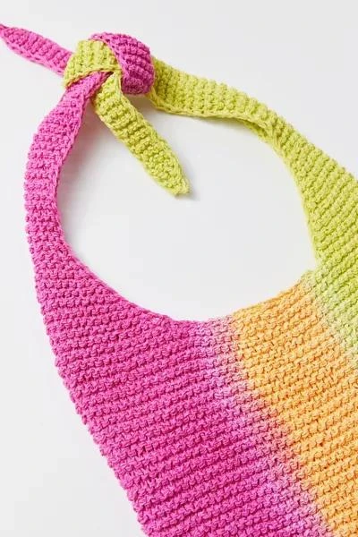 UO Monaco Tie-dye Raffia Hobo Bag 商品