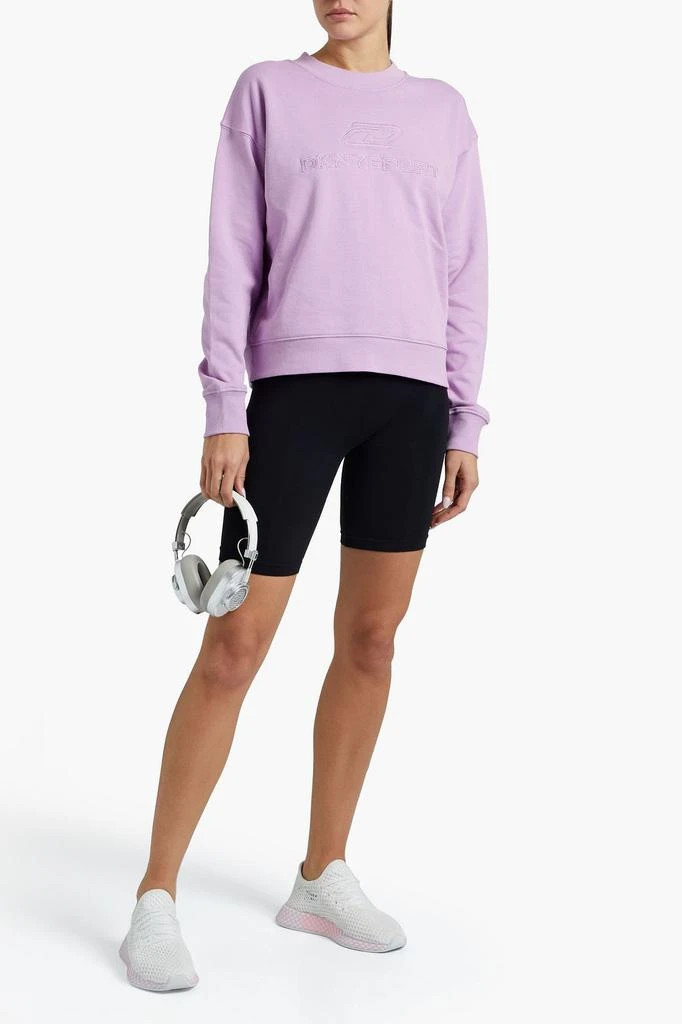 商品DKNY|Embroidered cotton-fleece sweatshirt,价格¥135,第2张图片详细描述
