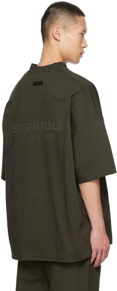商品Essentials|Gray V-Neck T-Shirt,价格¥332,第3张图片详细描述