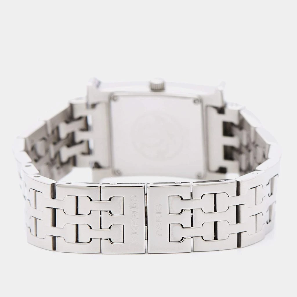 商品[二手商品] Hermes|Hermes Black Stainless Steel Heure H HH1.210 Women's Wristwatch 21 mm,价格¥11795,第5张图片详细描述