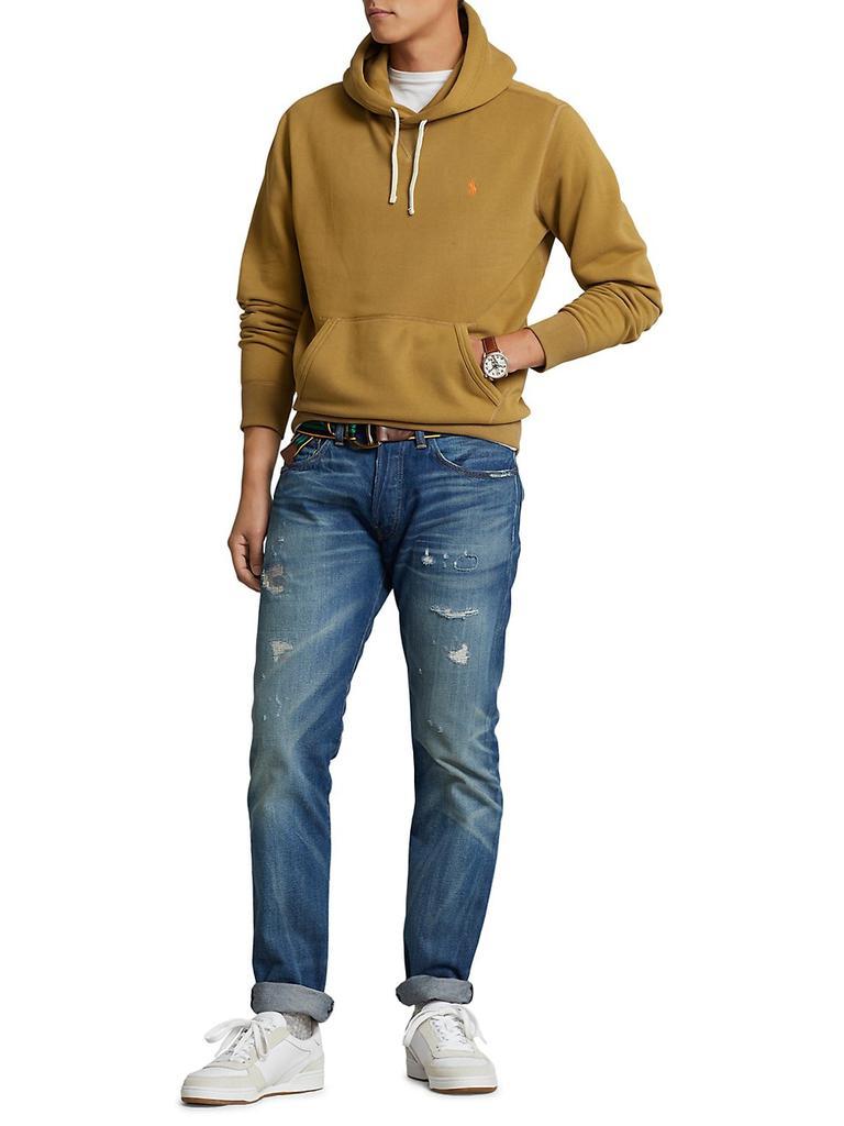 商品Ralph Lauren|Fleece Cotton-Blend Hoodie,价格¥981,第4张图片详细描述