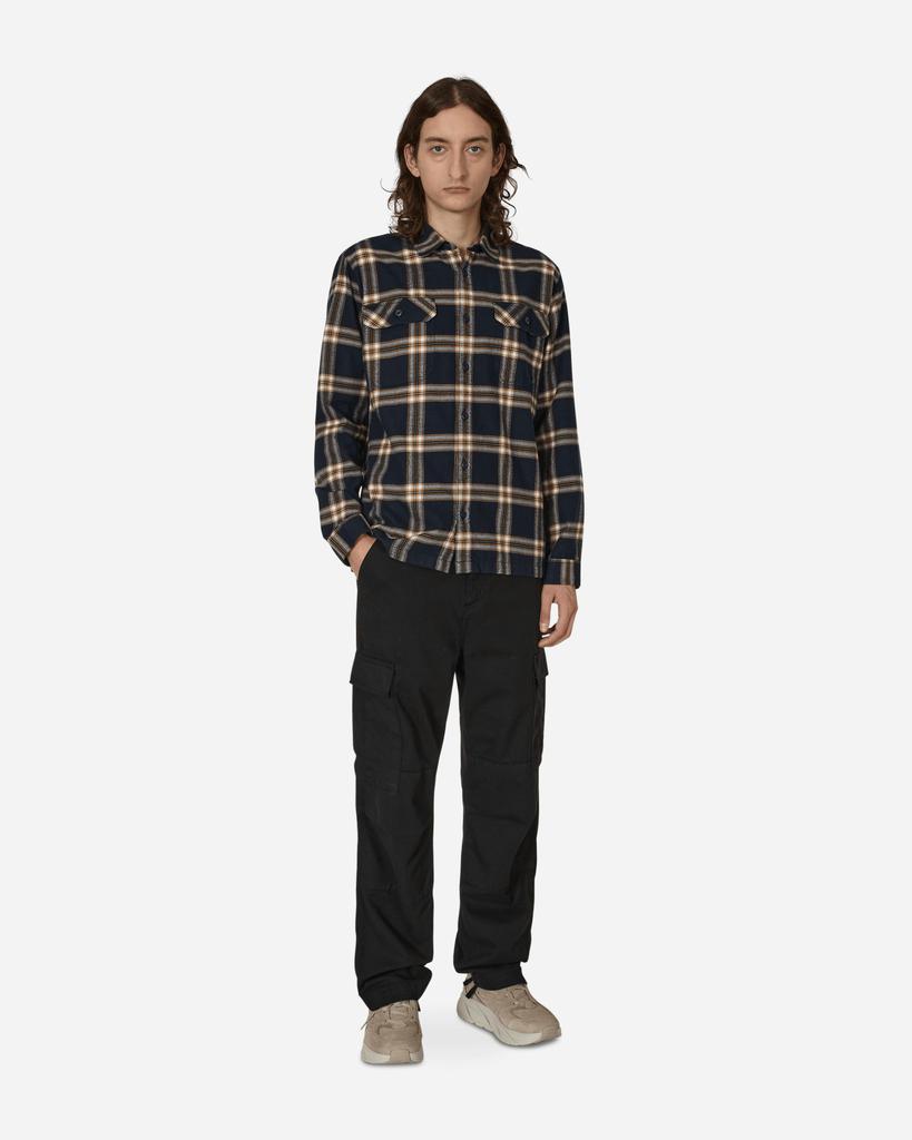 Organic Cotton Midweight Fjord Flannel Shirt Blue / Yellow商品第5张图片规格展示