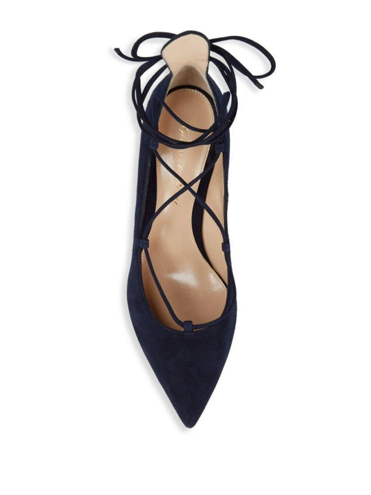 商品Gianvito Rossi|Lace-Up Ankle Strap Pumps,价格¥1892,第4张图片详细描述
