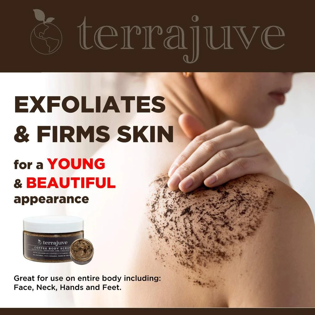 商品Terrajuve|Coffee Body Scrub,价格¥239,第5张图片详细描述