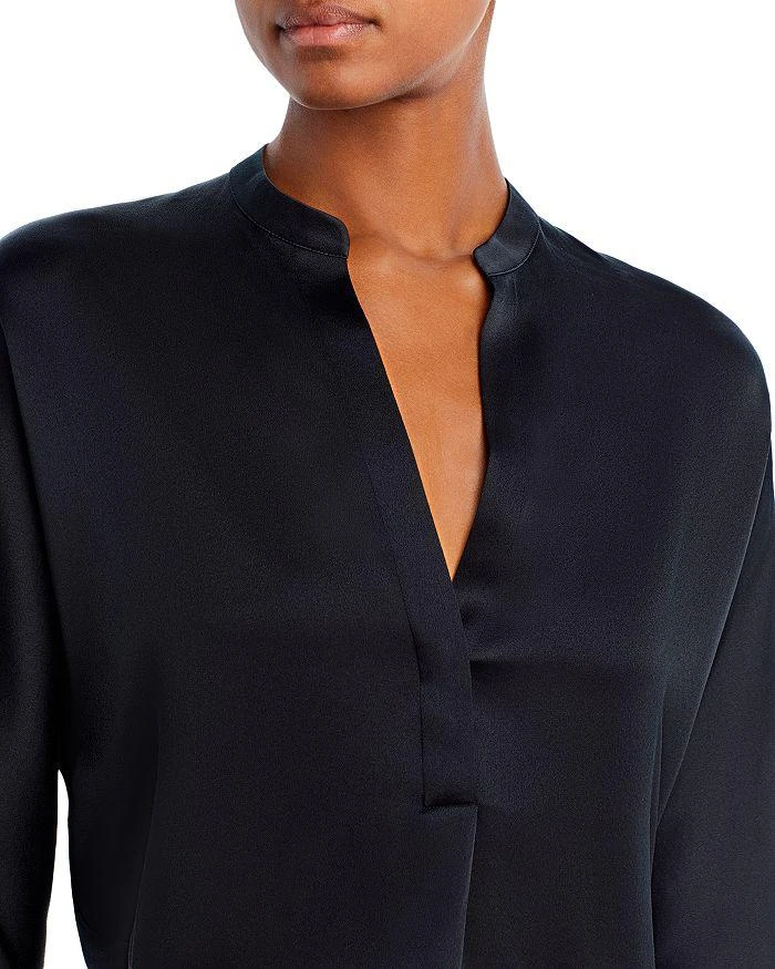 商品Vince|Silk Banded Collar Blouse,价格¥2398,第4张图片详细描述