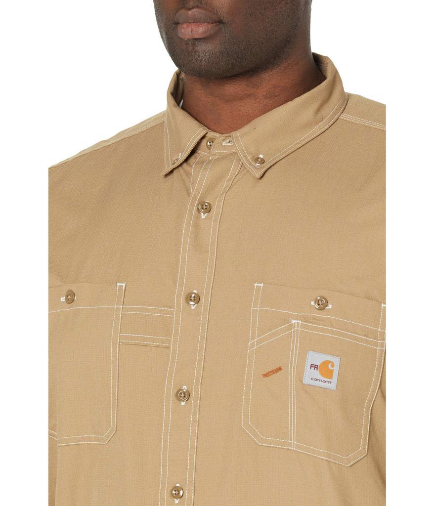 商品Carhartt|Big & Tall Flame-Resistant Force Original Fit Lightweight Long Sleeve Button Front Shirt,价格¥877,第5张图片详细描述