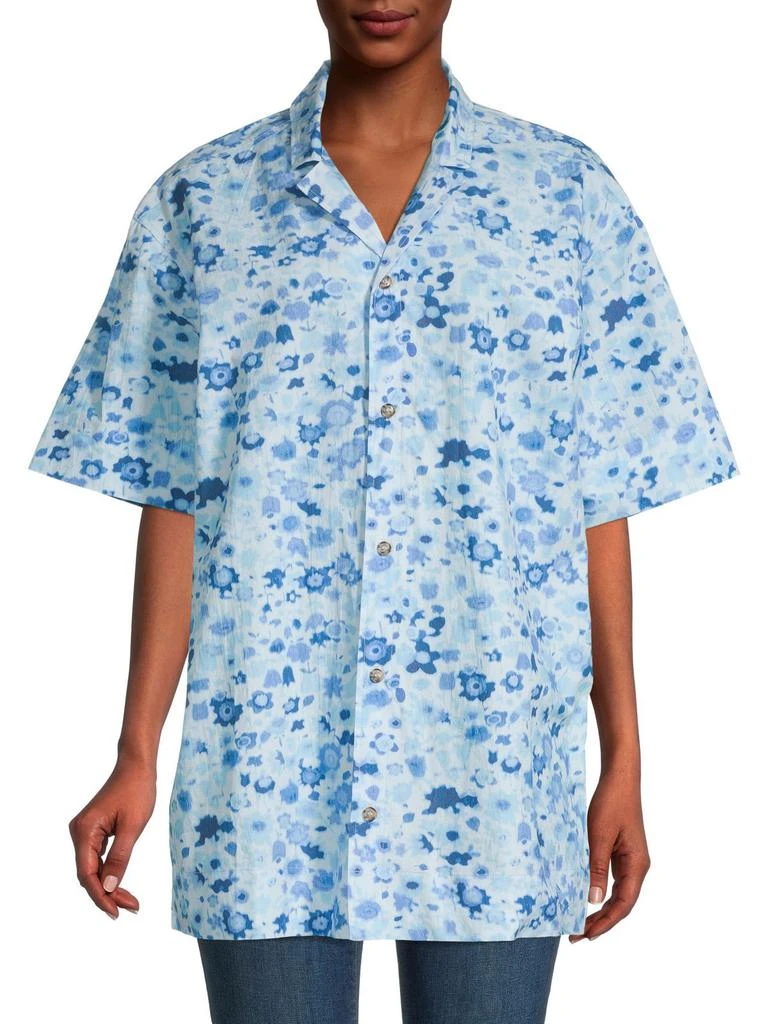 商品Ganni|Floral Print Shirt,价格¥201,第1张图片