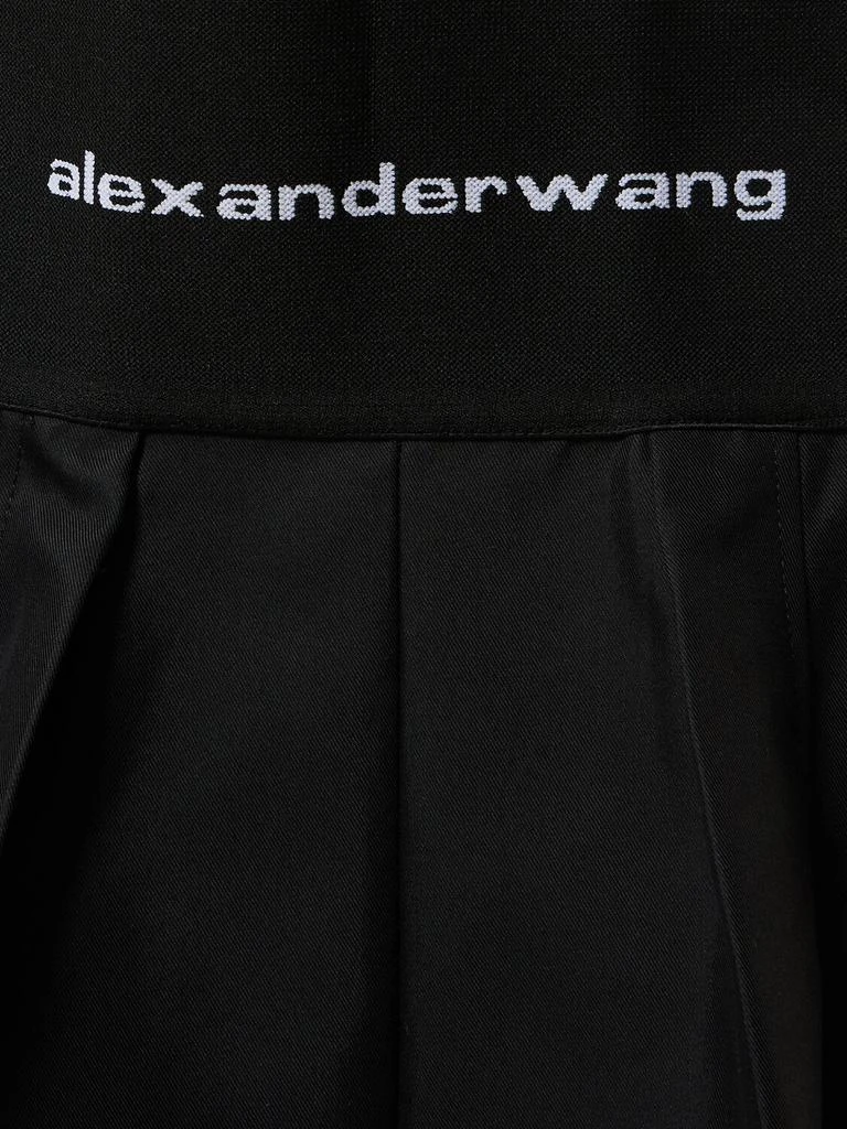 商品Alexander Wang|女式 徽标腰带棉质 Safari 短裤,价格¥3386,第3张图片详细描述