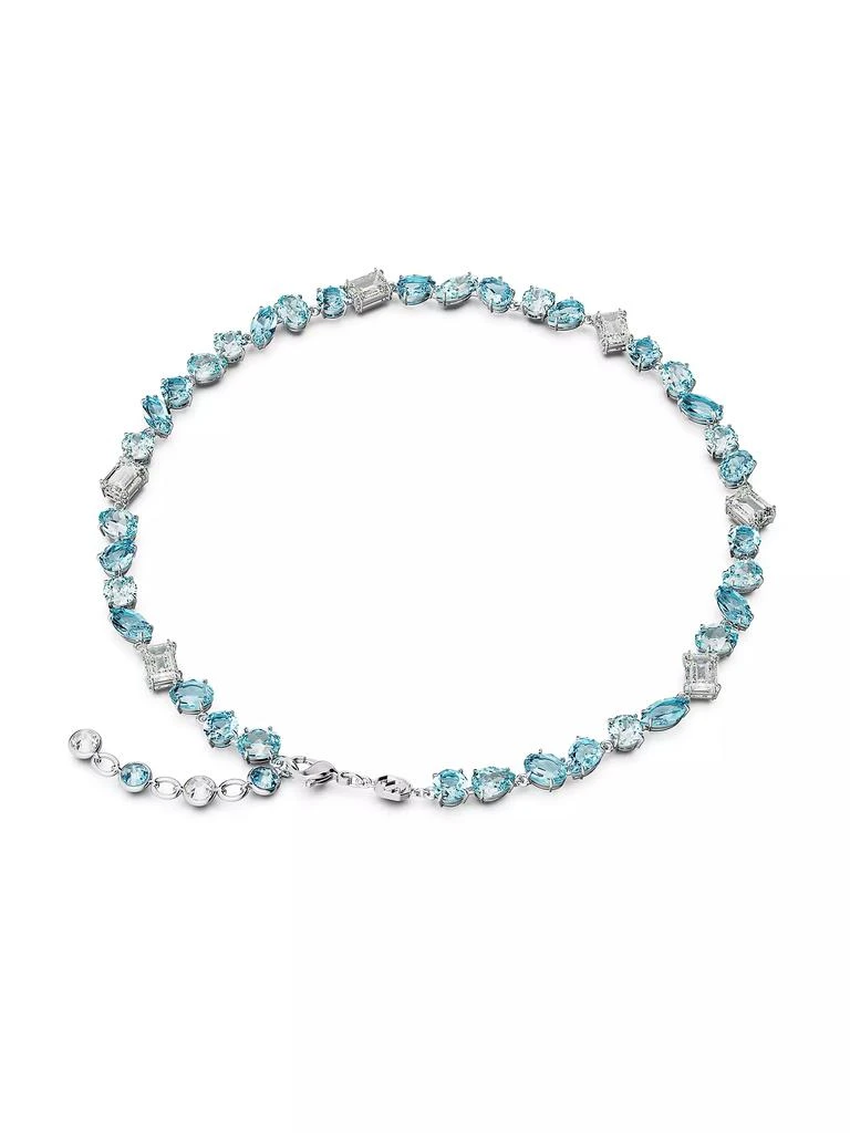 商品Swarovski|Gema Rhodium-Plated & Crystal Mixed-Cuts Necklace,价格¥3747,第4张图片详细描述