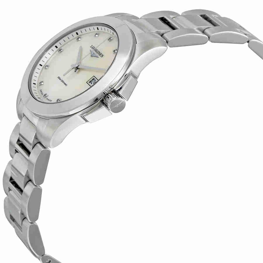 Longines Conquest Mother of Pearl Dial Ladies Watch L3.377.4.87.6商品第2张图片规格展示