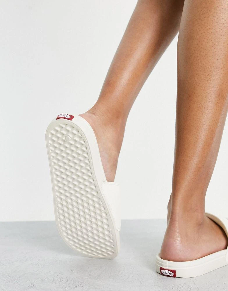 商品Vans|Vans WM La Costa sliders in cream,价格¥159,第2张图片详细描述