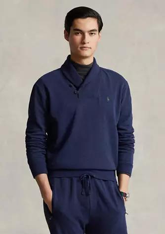 商品Ralph Lauren|Luxury Jersey Shawl-Collar Pullover,价格¥447,第3张图片详细描述