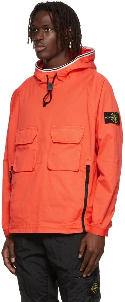 商品Stone Island|Orange Cotton Jacket,价格¥3841,第4张图片详细描述