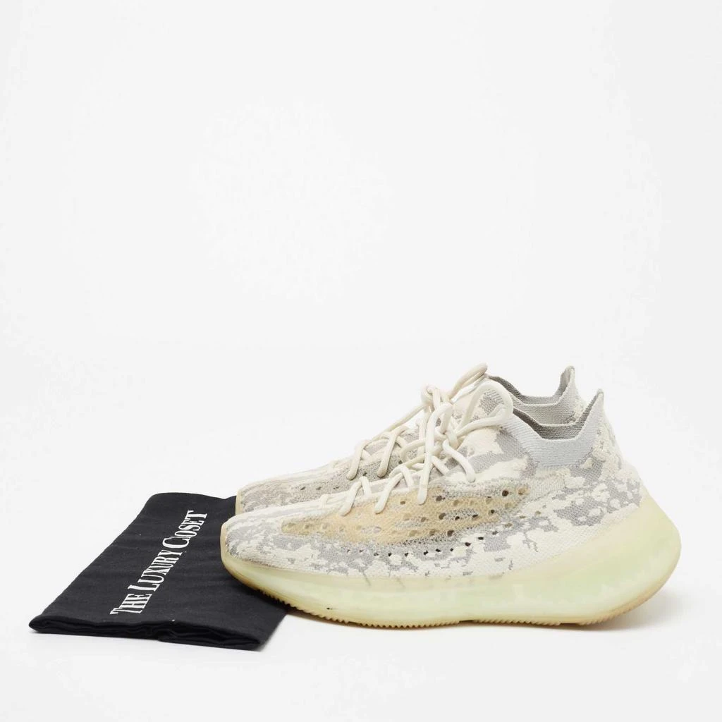 Yeezy x Adidas Grey/White  Knit Fabric Boost 380 Calcite Glow Sneakers Size 42 2/3 商品