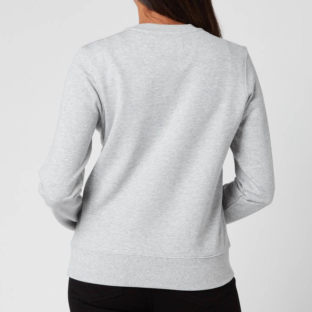 Calvin Klein Jeans Women's Institutional Core Logo Crew Neck 卫衣 - Light Grey Heather商品第2张图片规格展示