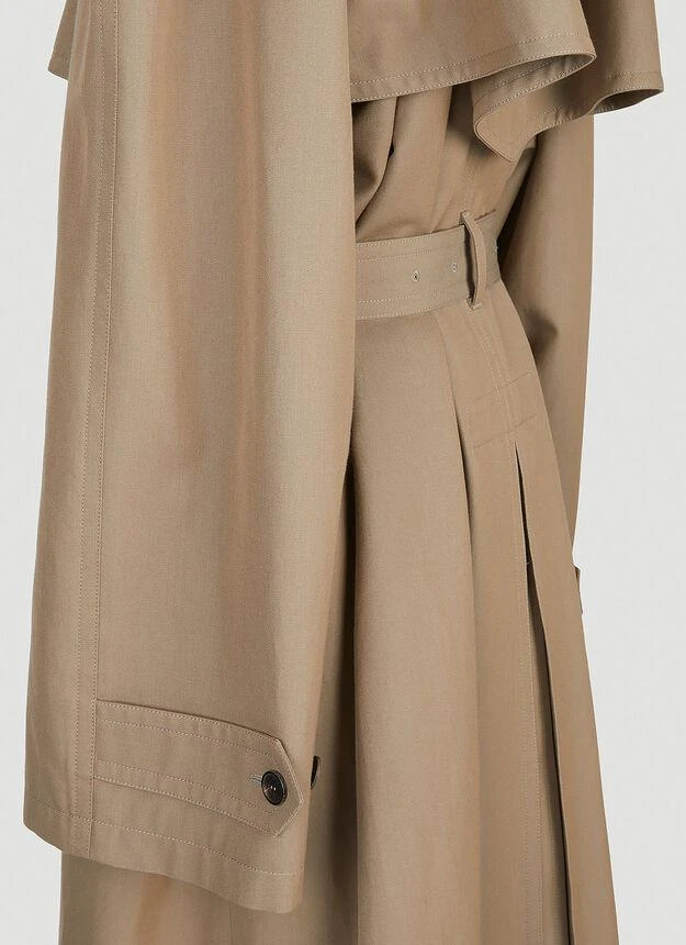 商品Balenciaga|Oversized Trench Coat in Beige,价格¥32790,第5张图片详细描述