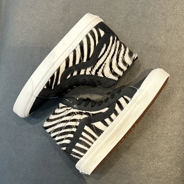 【韩国直邮|包邮包税】万斯[VANS] Sk8-Hi 38 Dx # Anaheim Factory # 男女共用 运动鞋 # black/zebra (VN0A38GF4ZD) 商品