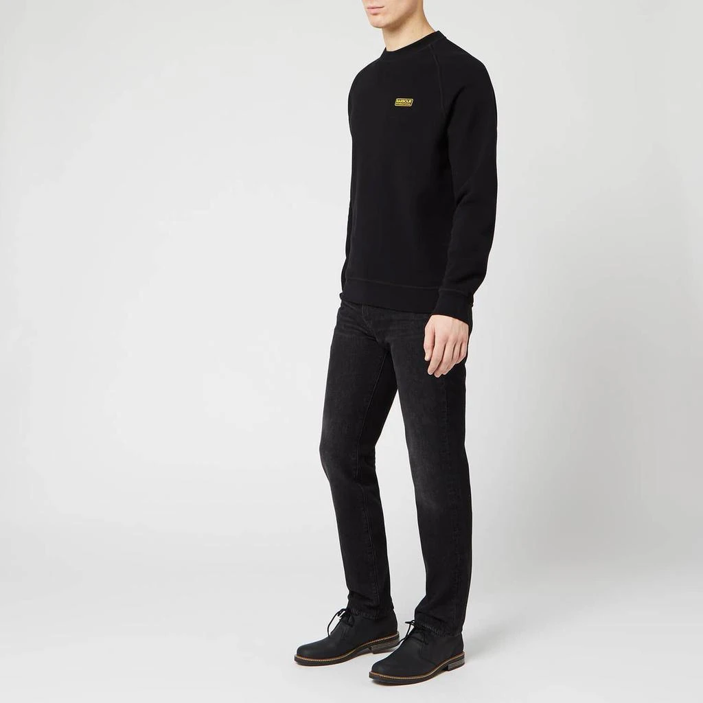 商品Barbour|Barbour International Men's Essential Crew Sweatshirt - Black,价格¥381,第3张图片详细描述