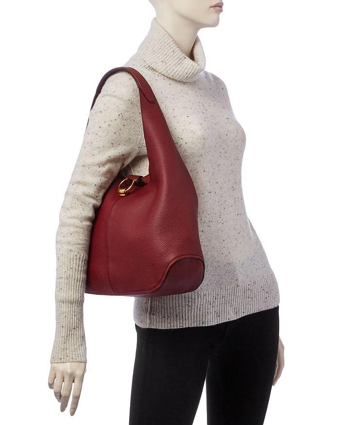 商品Salvatore Ferragamo|Margot Leather Hobo,价格¥6234,第3张图片详细描述