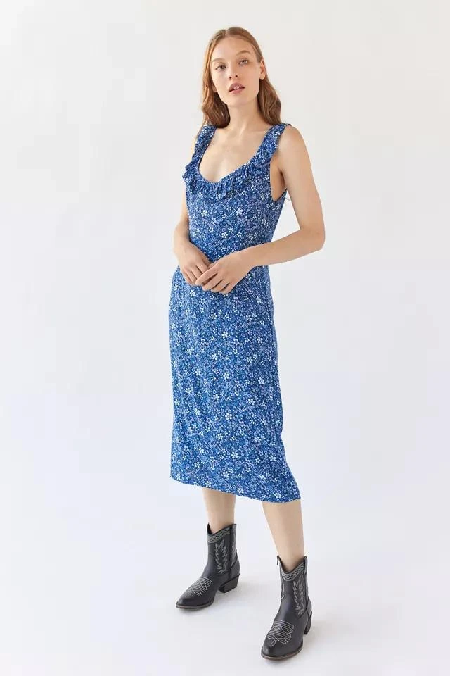 商品Motel|Motel Elleta Floral Midi Dress,价格¥263,第1张图片