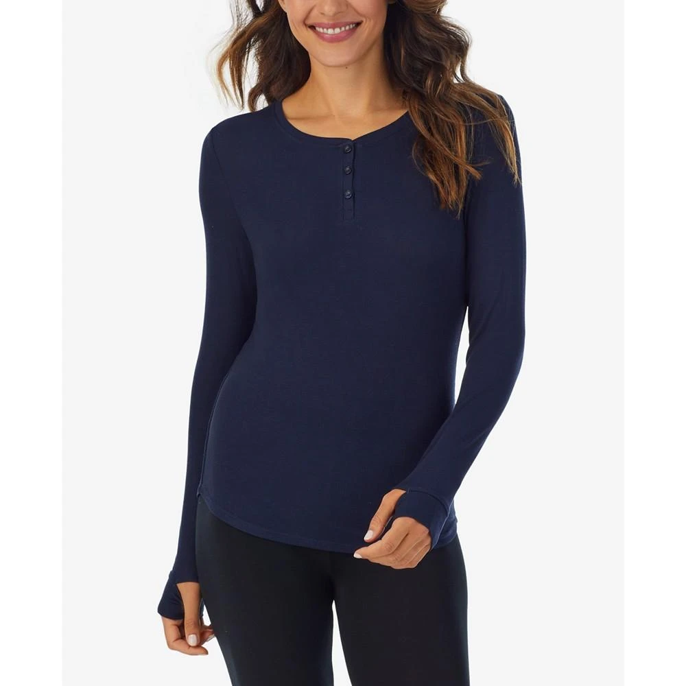 商品Cuddl Duds|Softwear with Stretch Ribbed Henley,价格¥145,第3张图片详细描述