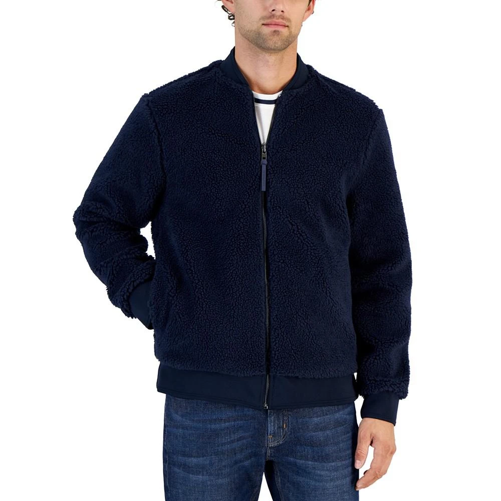 商品Michael Kors|Men's Fleece Reversible Zip-Front Jacket,价格¥997,第4张图片详细描述