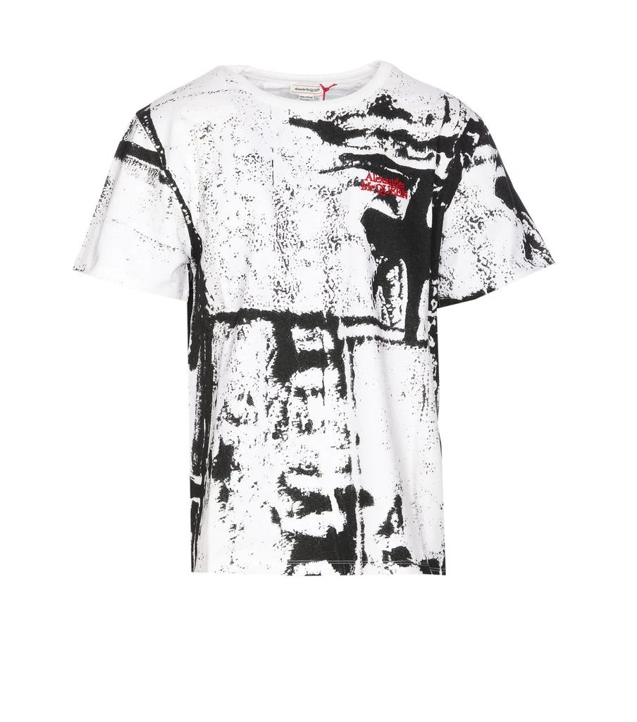 商品Alexander McQueen|Alexander McQueen Graphic Print Crewneck T-Shirt,价格¥1582,第1张图片