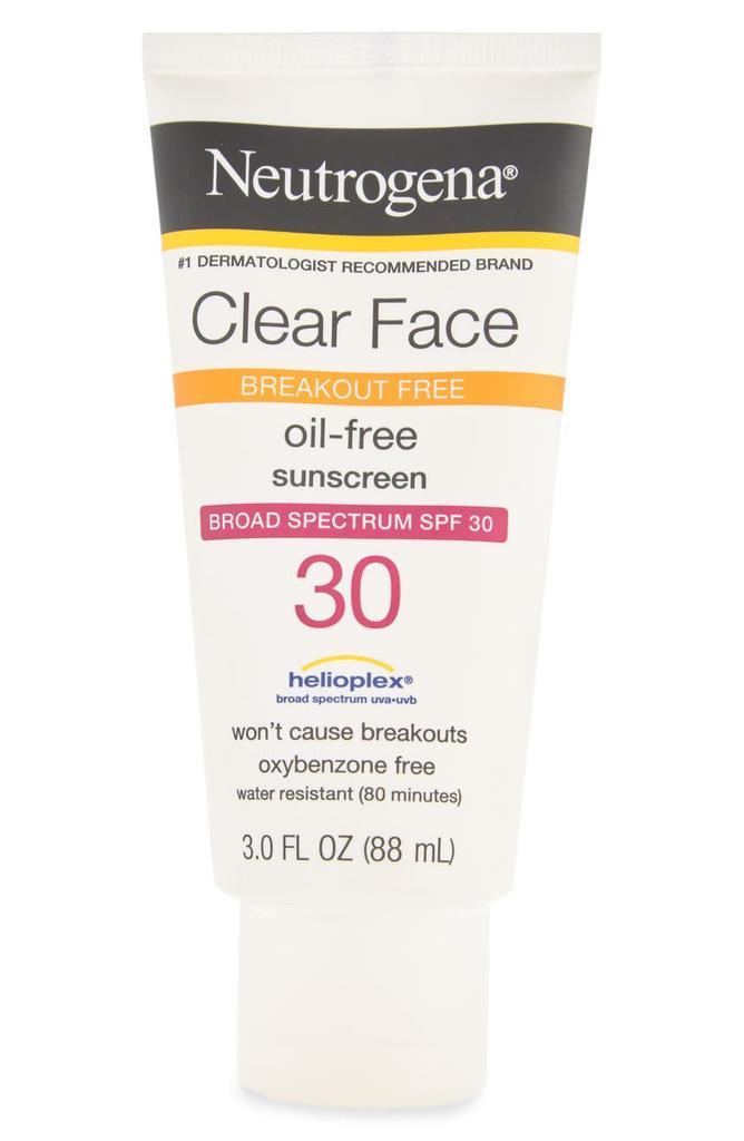 商品Neutrogena|Clear Face Break-Out Free 30 SPF Liquid-Lotion Sunscreen,价格¥97,第1张图片