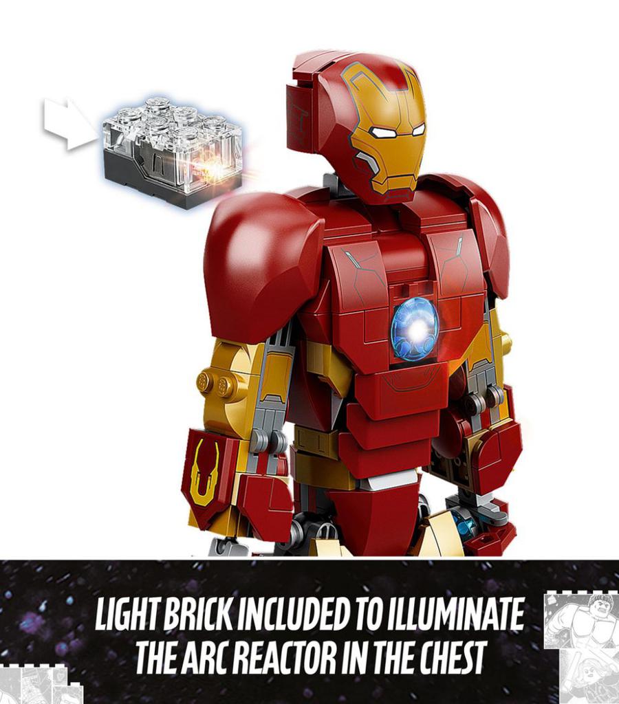 LEGO Marvel Iron Man Figure Building Toy 76206商品第5张图片规格展示