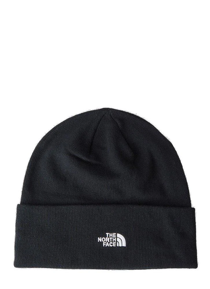 商品The North Face|The North Face Logo Embroidered Ribbed Beanie,价格¥234,第1张图片