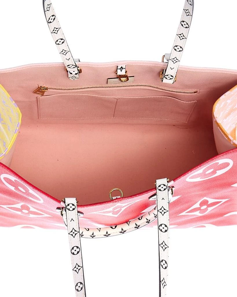 商品[二手商品] Louis Vuitton|Louis Vuitton Pink Giant Monogram Canvas OnTheGo GM (Authentic Pre-Owned),价格¥26994,第4张图片详细描述