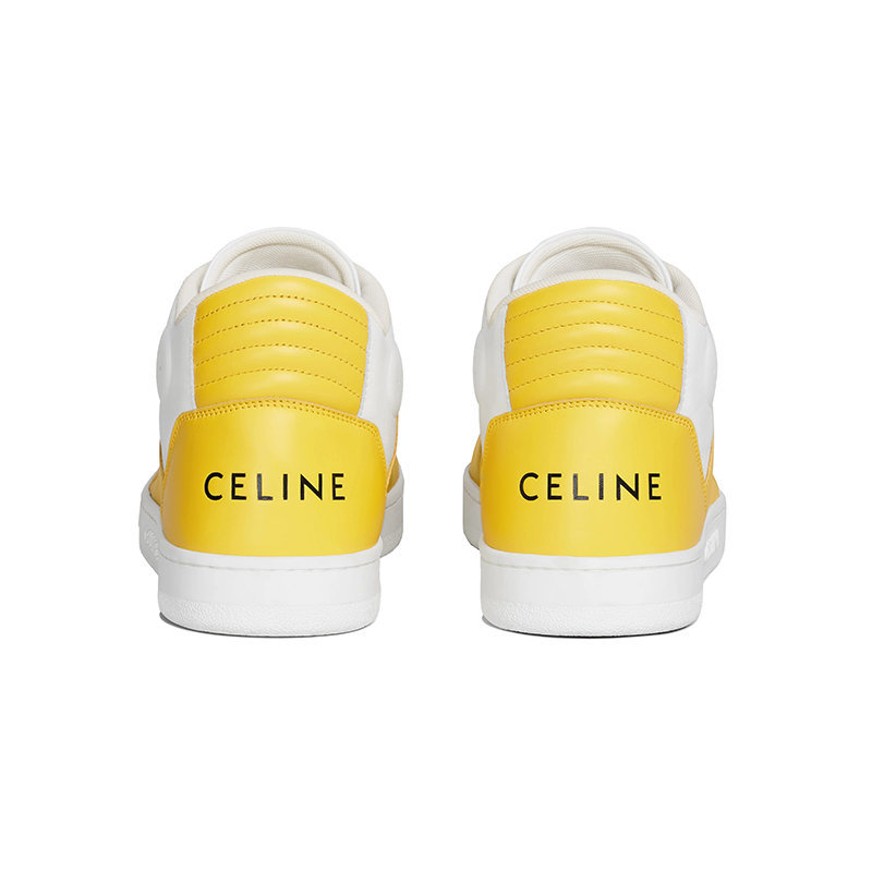 商品Celine|【预售3-7天】CELINE/赛琳 21年秋冬新款 CT-02系列 男士荧光白/黄色牛皮革中帮运动鞋342823338C.01OE,价格¥5681,第7张图片详细描述