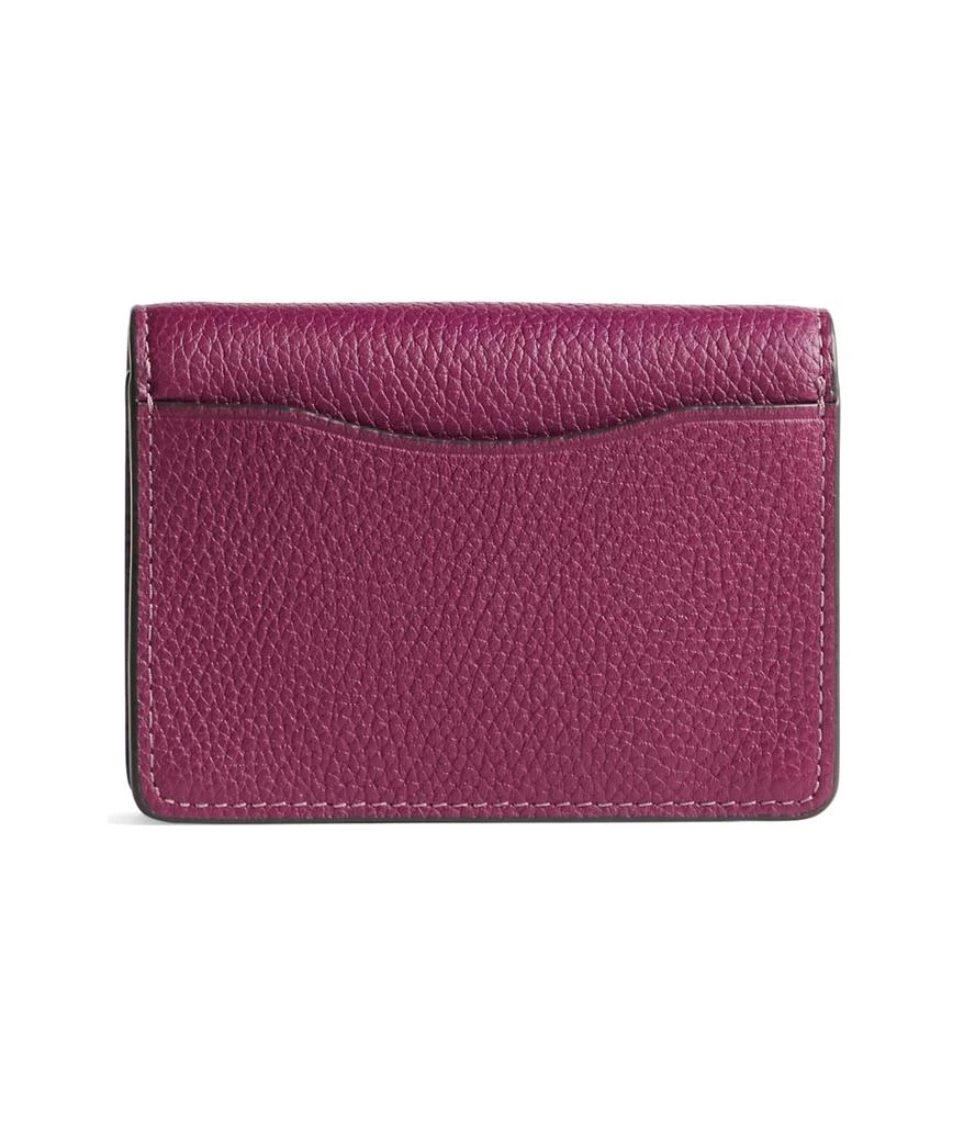 商品Coach|Refined Calf Leather Half Flap Card Case,价格¥712,第2张图片详细描述