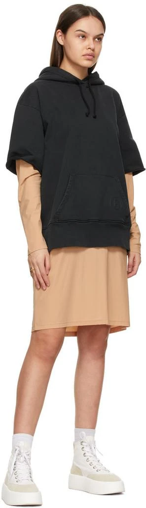 商品MAISON MARGIELA|Black & Beige Hoodie Dress,价格¥935,第4张图片详细描述