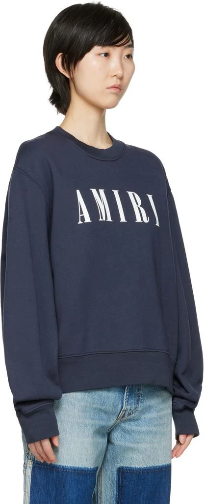 商品AMIRI|Navy Core Logo Sweatshirt,价格¥2789,第2张图片详细描述