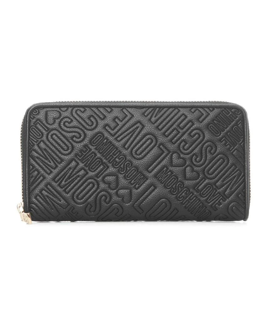 商品Love Moschino|Love Moschino Womens Black Other Materials Wallet,价格¥1106,第1张图片